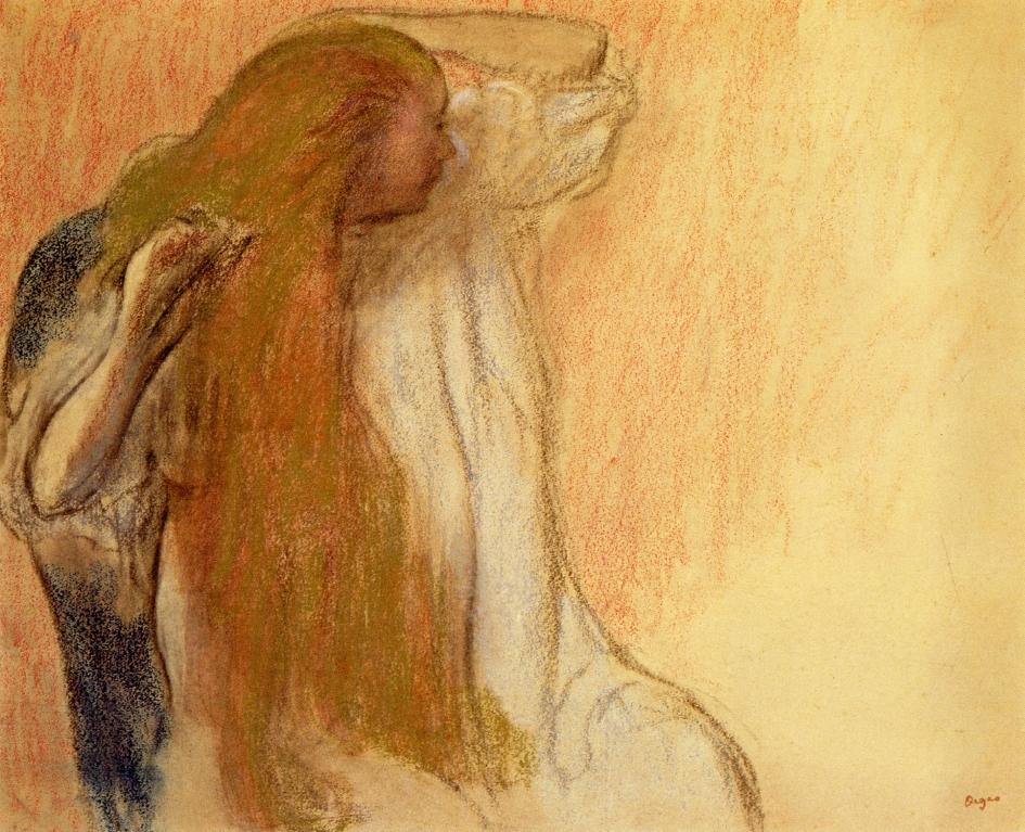 Woman Combing Her Hair 1894